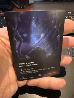 Watery Grave (Borderless) (Galaxy Foil) Edge of Eternities Foil 381 NM - Image 2