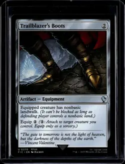 Trailblazer's Boots - 370 - FIC - NM - MTG Magic the Gathering - Image 1