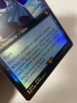 MTG Observed Stasis (Extended Art Foil) Commander Final Fantasy 113 FFXIV NM - Image 2