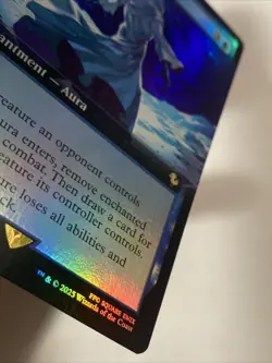 MTG Observed Stasis (Extended Art Foil) Commander Final Fantasy 113 FFXIV NM - Image 3