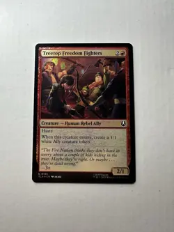 Treetop Freedom Fighters NM Avatar: The Last Airbender Foil Magic The Gathering - Image 1