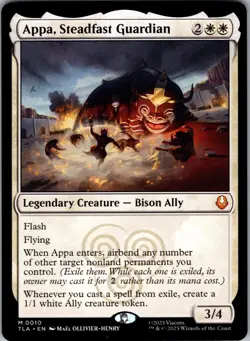 Appa, Steadfast Guardian Avatar: The Last Airbender MTG Regular - Image 1