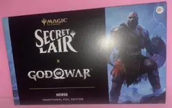 Secret Lair x God of War: Norse Foil Edition Playstation Superdrop MTG Sealed - Image 1