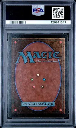 MTG - Mountain - ALTERNATE 4th Edition Magic Land - Graded PSA 7 - Image 2