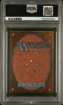 MTG - Plains - ALTERNATE 4th Edition Magic Land - Graded PSA 8 - Image 2