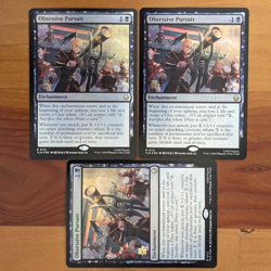 3x Obsessive Pursuit - Prerelease Foil Promo - Avatar TLA MTG - Image 2