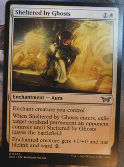 MTG - Sheltered by Ghosts - Regular - NM (Unplayed) - Duskmourn - Image 1