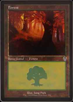 MTG Innistrad Remastered - Forest - Retro Frame - Image 1