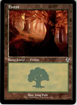 Innistrad Remastered #296 Forest (296) (Retro Frame) - Image 1