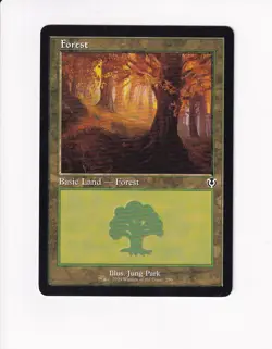 MAGIC THE GATHERING MTG INNISTRAD REMASTERED RETRO FRAME FOREST 296 (#1) - Image 1