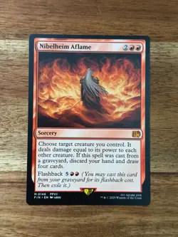 Final Fantasy Nibelheim Aflame non foil Magic MTG FIN146 - Image 1