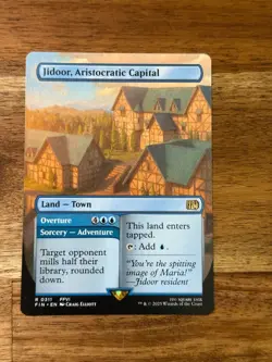 Final Fantasy Jidoor, Aristocratic Capital Borderless Magic MTG non foil FIN311 - Image 1