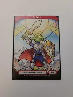 Mtg - Goblin Token *Channel Fireball* - Image 1