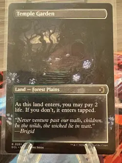 Temple Garden Borderless 351 Lorwyn Eclipsed ECL MTG Regular Rare Unplayed - Image 2