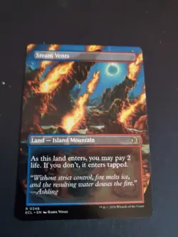 Steam Vents (Borderless) 0348 (R) MTG Lorwyn Eclipsed (ECL) NM - Image 2