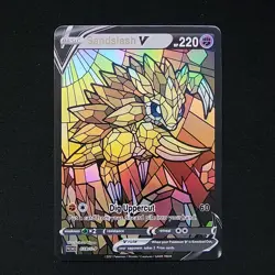Pokemon Sandslash Stain Glass Holo Read Description - Image 1