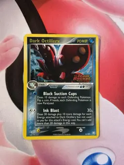Dark Octillery 8/109 Pokemon Team Rocket Returns Stamped Reverse Holo LP - Image 1