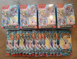 4x Journey Together Booster Bundles + 18 Booster Packs Sealed Pokemon - Image 1