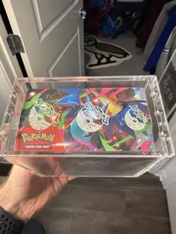Pokemon TCG Phantasmal Flames Booster Box New Sealed With Acrylic Case - Image 5