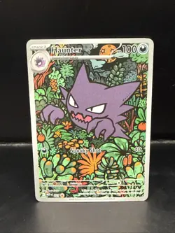 Pokemon TCG Haunter 027 Illustration Rare Promo Mega Evolution Battle Deck - Image 1