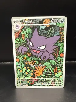 Pokemon TCG Haunter 027 Illustration Rare Promo Mega Evolution Battle Deck - Image 2