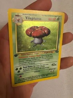 1999 Pokemon - 1st Edition Vileplume Holo Rare - Jungle 15/64 - WOTC - Image 4