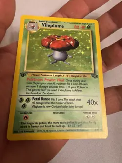 1999 Pokemon - 1st Edition Vileplume Holo Rare - Jungle 15/64 - WOTC - Image 5