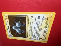 Pokemon TCG Magneton Base Set Unlimited 9/102 Holo Rare WOTC 1999 NM - Image 3