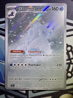 Crabominable 149/142 NM Holo - SV Stellar Crown - Pokemon TCG - Image 1