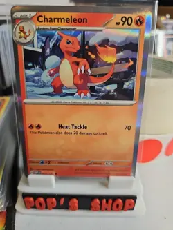 Pokemon TCG Charmeleon SV03: Obsidian Flames 027/197 Holo Promo Promo - Image 1