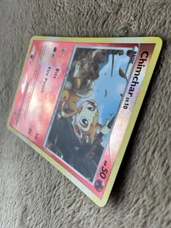 2009 Pokemon TCG Platinum Chimchar Lv.10 HP50 Reverse Holo 70/127 LP - Image 3