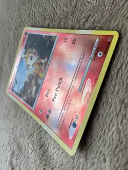 2009 Pokemon TCG Platinum Chimchar Lv.10 HP50 Reverse Holo 70/127 LP - Image 5