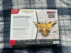 Pokemon Scarlet & Violet 151 Zapdos ex Collection Box - Image 2