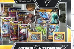 Pokemon TCG Lucario V & Tyranitar V Heavy Hitters Premium Collection NEW B1 - Image 4