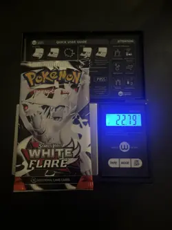 Very Heavy! 22.79g Pokemon TCG SV10.5 White Flare Booster Pack Sealed! - Image 1