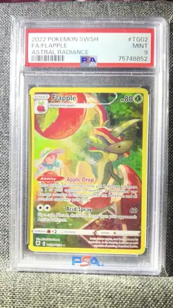 Pokemon SWSH Astral Radiance Flapple Trainer Gallery 2022 TG02/TG30 PSA 9 - Image 1