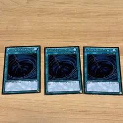 Mystical Space Typhoon PGLD-EN079 Gold Rare Unlimited LP Yugioh x3 - Image 1