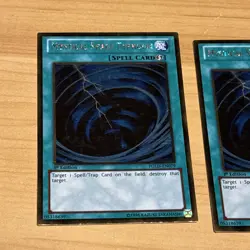Mystical Space Typhoon PGLD-EN079 Gold Rare Unlimited LP Yugioh x3 - Image 2