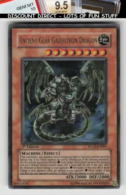 Yugioh Structure Deck: Machine Re-Volt Ancient Gear Gadjiltron Dragon - Image 1