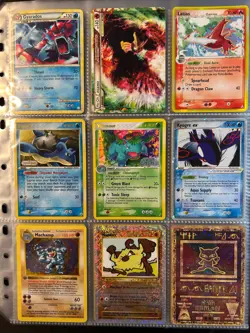 Lot of 90 ALL HOLO Vintage Pokemon Card Binder Collection - Image 4