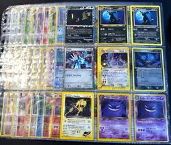 Lot of 90 ALL HOLO Vintage Pokemon Card Binder Collection - Image 1