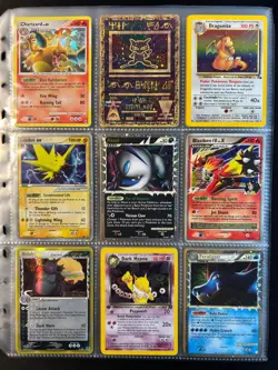 Lot of 90 ALL HOLO Vintage Pokemon Card Binder Collection - Image 4