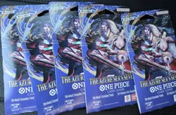 Lot of 5 One Piece TCG OP14 Azure Sea's Seven Sleeved Booster Packs English - Image 1