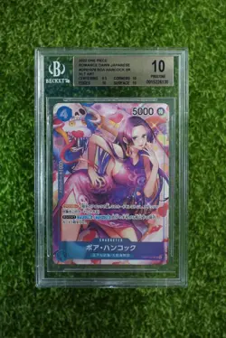 BGS 10 Pristine One Piece Japanese Romance Dawn BOA HANCOCK ALT ART OP01-078 #2 - Image 1