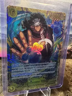 One Piece TCG Bartholomew Kuma Secret Rare Foil OP12-119 Legacy of the Master EN - Image 3