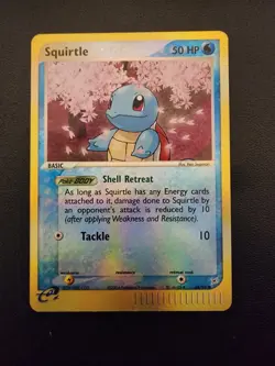 SQUIRTLE Pokemon Card 46/95 EX Team Magma vs Team Aqua 2004 - Image 1
