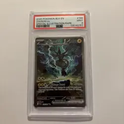 2025 POKEMON BLK EN-BLACK BOLT SPECIAL ILLUSTRATION RARE #166 ZEKROM EX PSA 9 - Image 1