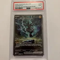 2025 POKEMON BLK EN-BLACK BOLT SPECIAL ILLUSTRATION RARE #166 ZEKROM EX PSA 9 - Image 2