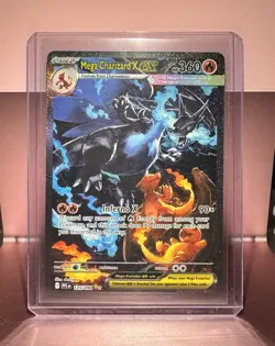 Pokemon TCG: Phantasmal Flames - Mega Charizard X ex - #125/094 - SIR - MINT - Image 2