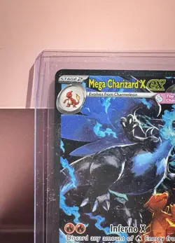 Pokemon TCG: Phantasmal Flames - Mega Charizard X ex - #125/094 - SIR - MINT - Image 3
